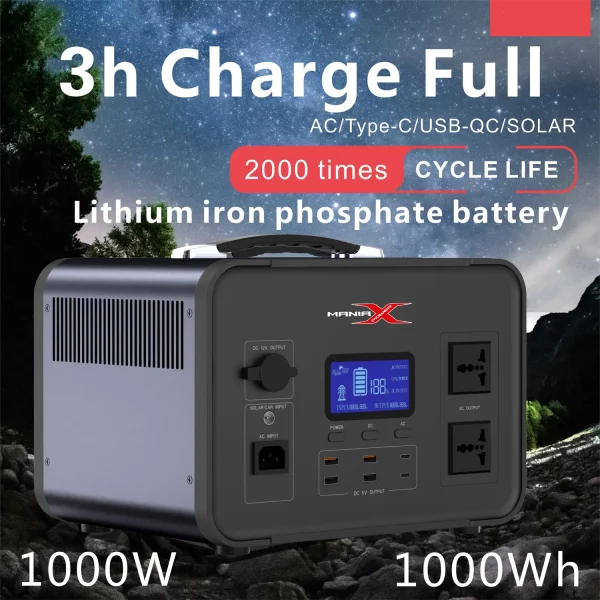 1000W Portable Power Station